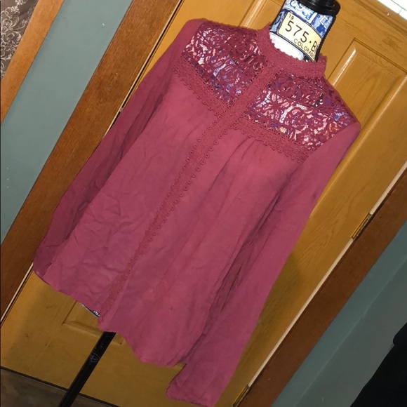 coco + jamison Tops - 15 for $15 Final price! Beautiful burgundy blouse
